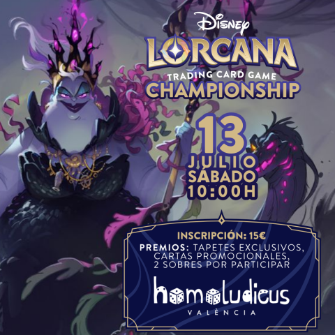 Torneo Lorcana - Ursula’s Return Championship 13 de Julio 10:00