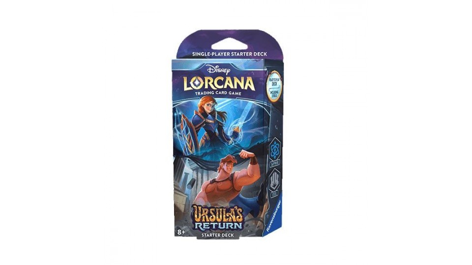 Disney Lorcana Sapphire & Steel Starter Deck – Lorcana: Ursula’s Return