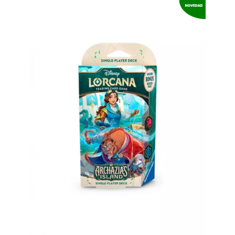 Disney Lorcana Rubi & Saphire Starter Deck – Archazia’s Island Inglés 