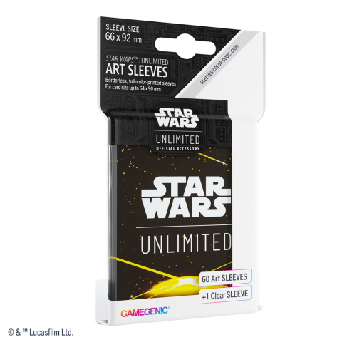 Star Wars: Unlimited Art Sleeves Card Back Yellow