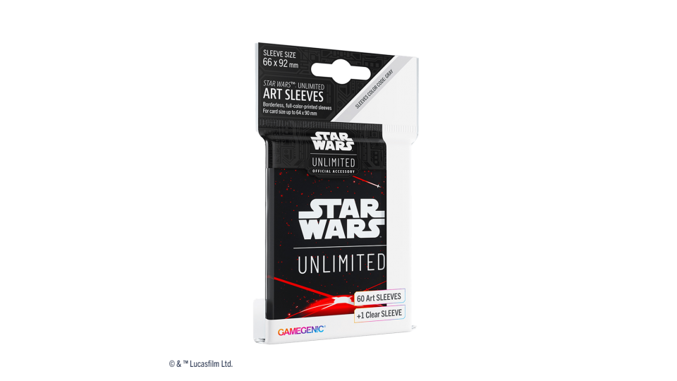 Star Wars Unlimited: Art Sleeves Space Red