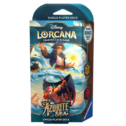 Disney Lorcana Amber & Ruby Starter Deck – Lorcana: Azurite Sea [PREVENTA]