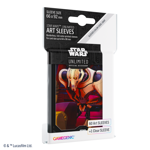 Star Wars: Unlimited Art Sleeves General Grievous [PREVENTA]