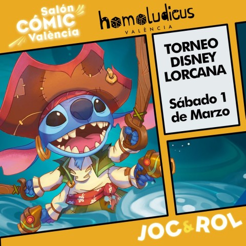 Disney Lorcana - Torneo salón del Cómic de Valencia 2025 - Entrada Incluida