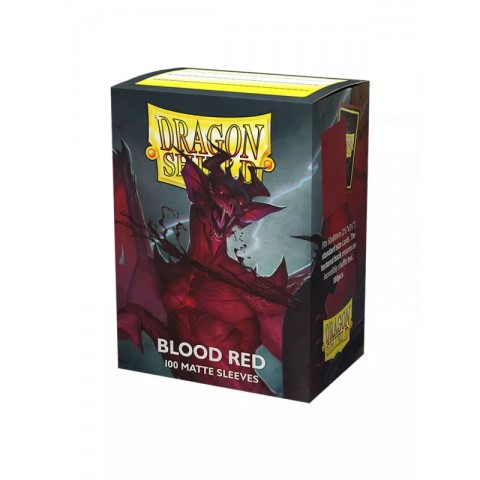 Fundas Dragon Shield - Estándar Matte Simurag Rojo (100 Unidades)