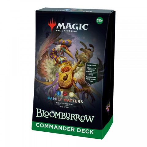 Magic The Gathering: Mazo de Commander Bloomburrow - Family Matters (Inglés)