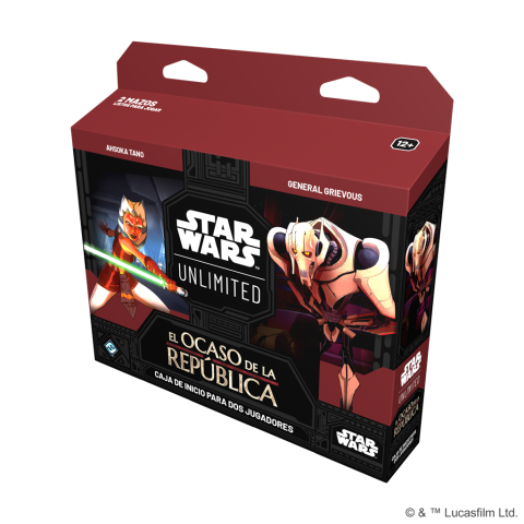 Star Wars Unlimited: El Ocaso de la República - Caja inicio [PREVENTA]