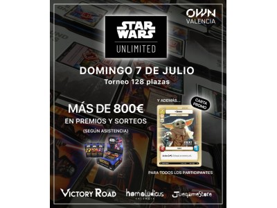 Evento Premier de Star Wars: Unlimited en Valencia