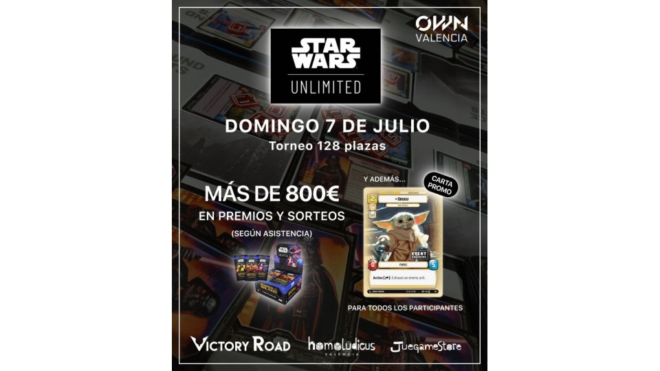 Evento Premier de Star Wars: Unlimited en Valencia