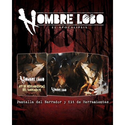 Pantalla del Narrador y Kit de Herramientas - Hombre Lobo El Apocalipsis 5.ª Edición H5