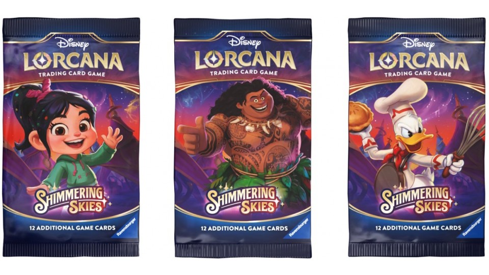 Disney Lorcana Shimmering Skies Card Booster - Sobres de ampliación