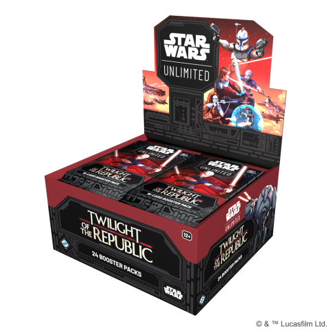 Star Wars Unlimited: Twilight of the Republic Caja de sobres (Inglés)